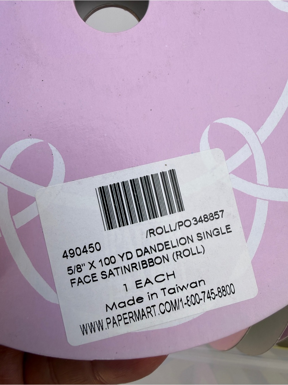 Pastel Ribbon Spool Set - Yellows - Picture 3 of 3